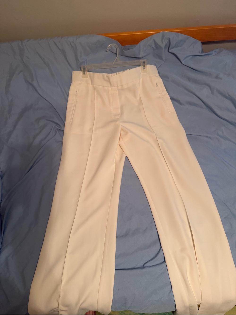 The Limited Cream Wide-Leg Dress Pants
